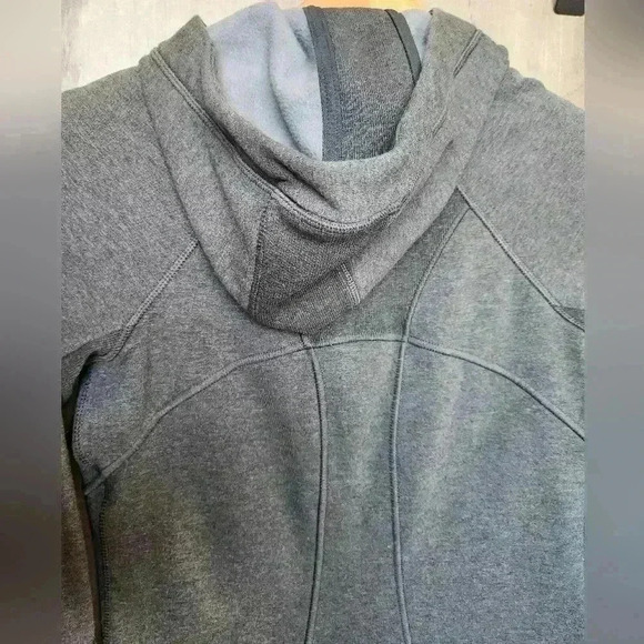 Athleta CYA Define Zip Up Hoodie Athletic Jacket Grey Size XXS Women’s - Picture 14 of 15